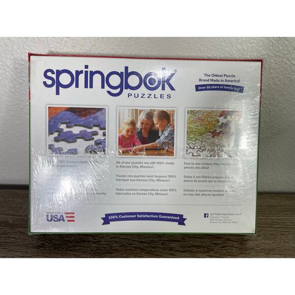 Springbok 500 Piece Puzzle Cardinal Christmas Tree Ornaments Sealed‎ USA Made - Picture 6 of 9